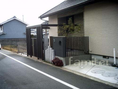 玄関目隠し 角柱