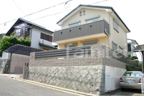 高台に建つ家 施工例 高台に建つ家 施工例