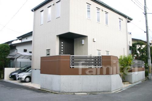高台に建つ家 施工例 高台に建つ家 施工例