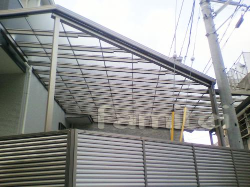 テラス屋根 特殊加工