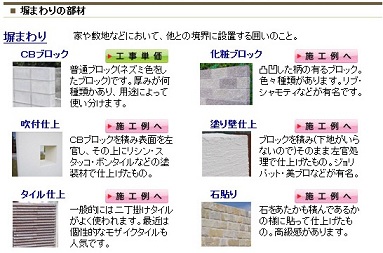 外構用語説明