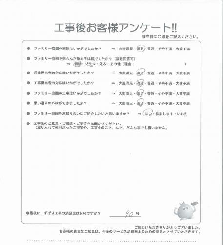 大阪府和泉市 T様